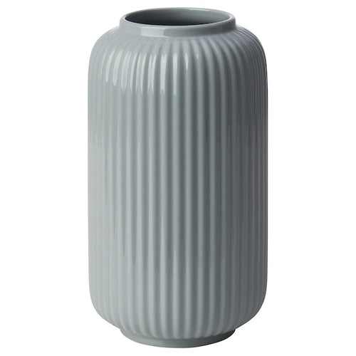 STILREN - Vase, grey, 22 cm