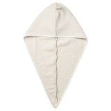 STJÄRNBUSKE hair towel wrap, natural, 72x26 cm