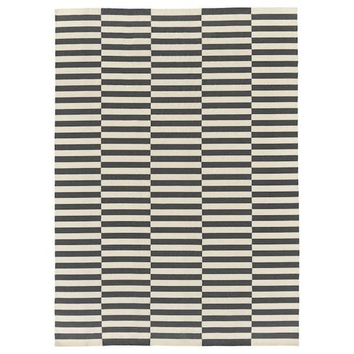 STOCKHOLM 2017 - Rug, flatwoven, handmade/striped grey, 250x350 cm