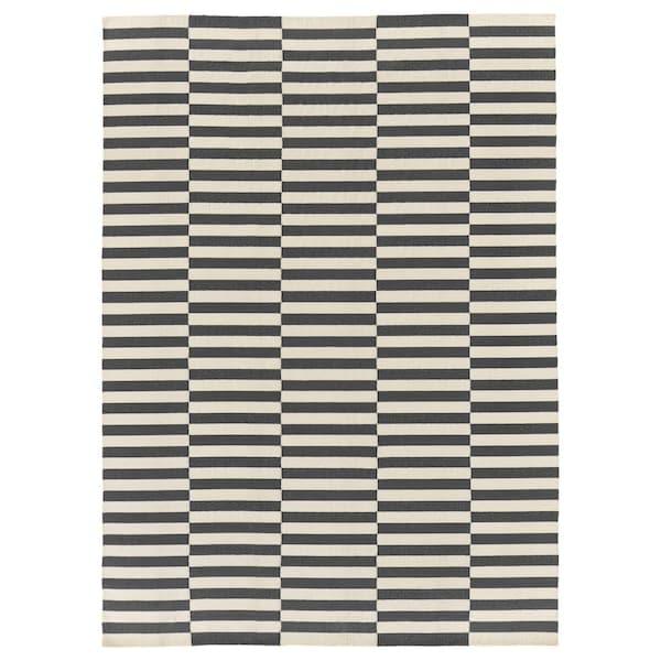 STOCKHOLM 2017 - Rug, flatwoven, handmade/striped grey, 250x350 cm