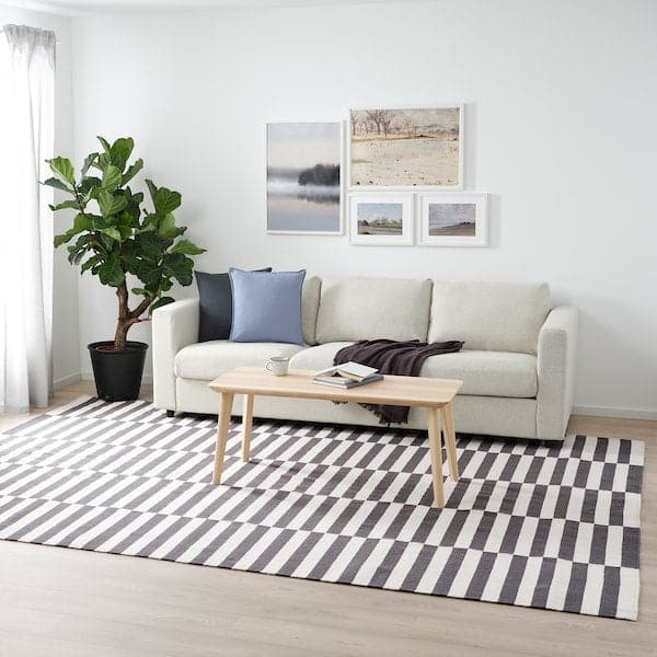 STOCKHOLM 2017 - Rug, flatwoven, handmade/striped grey, 250x350 cm - Premium Flooring & Carpet from Ikea - Just €362.99! Shop now at Maltashopper.com