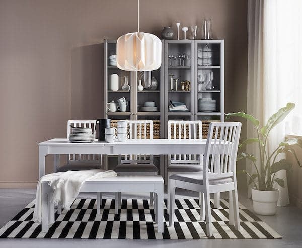 Ikea STOCKHOLM 2017 - Rug, flatwoven, handmade/striped grey, 250x350 cm