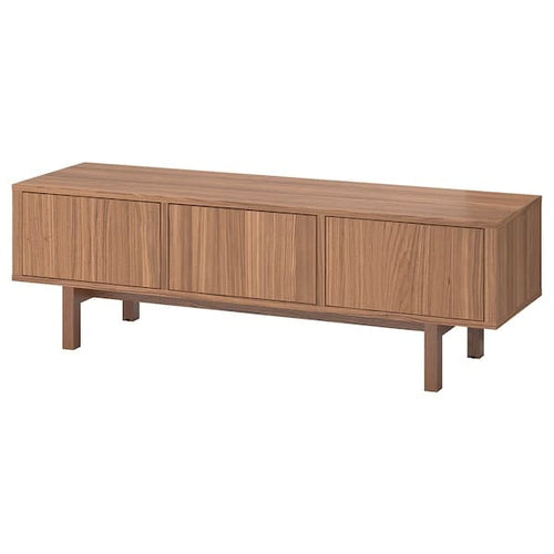 STOCKHOLM - TV bench, walnut veneer, 160x40x50 cm