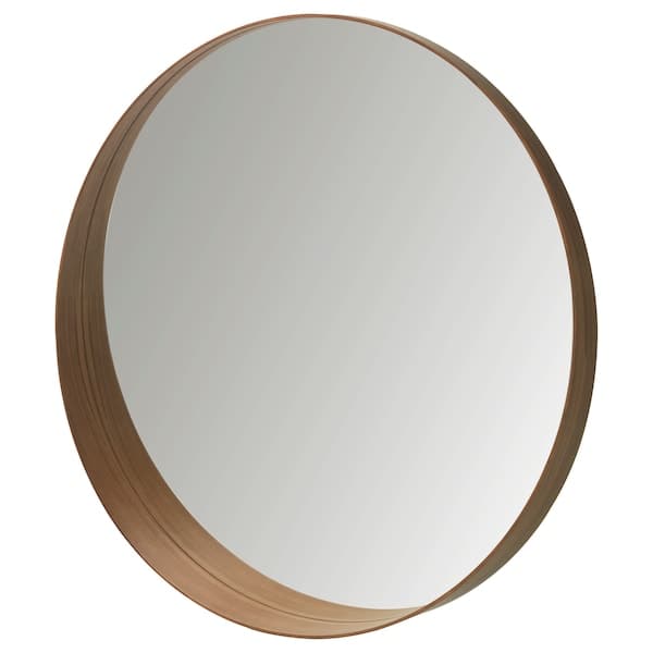 STOCKHOLM - Mirror, walnut veneer, 60 cm - best price from Maltashopper.com 30446896
