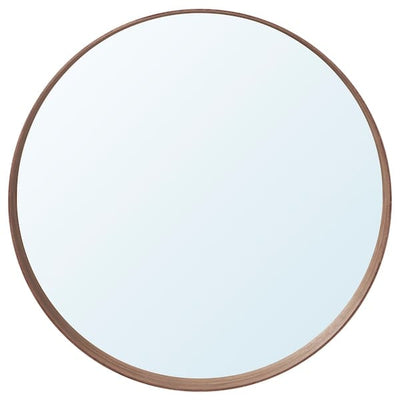 STOCKHOLM - Mirror, walnut veneer, 60 cm - best price from Maltashopper.com 30446896