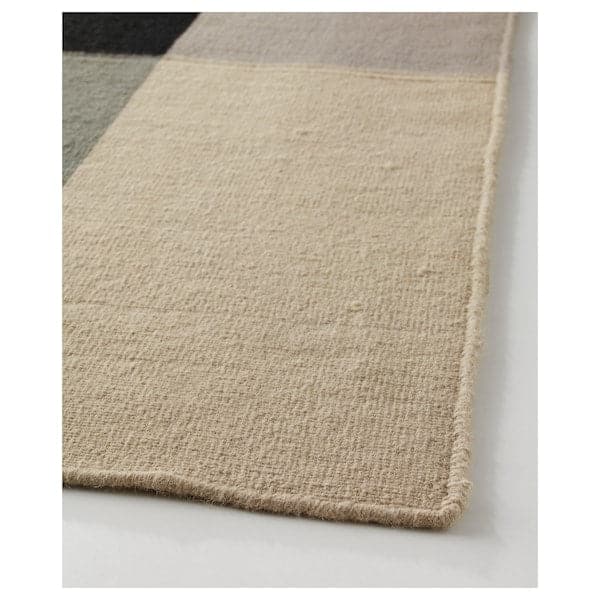 STOCKHOLM - Rug, flatwoven, handmade/chequered brown, 250x350 cm - best price from Maltashopper.com 60229033