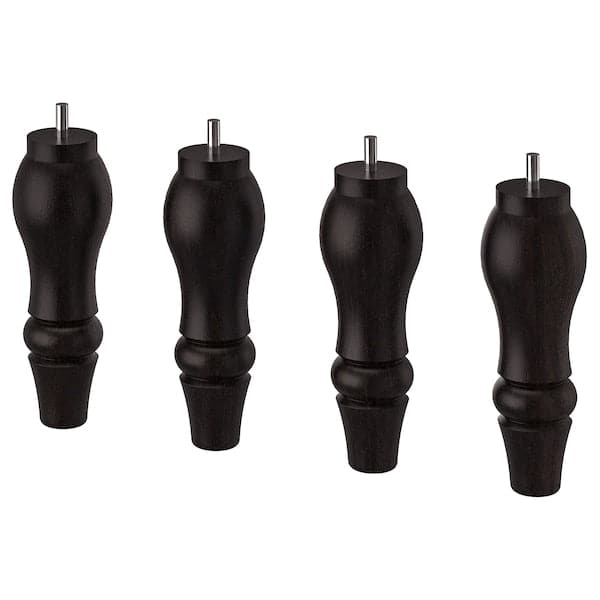 STOCKSUND - Legs for bench, black , - best price from Maltashopper.com 60289319
