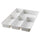 STÖDJA - STÖDJA Cutlery tray, white, 31x50 cm