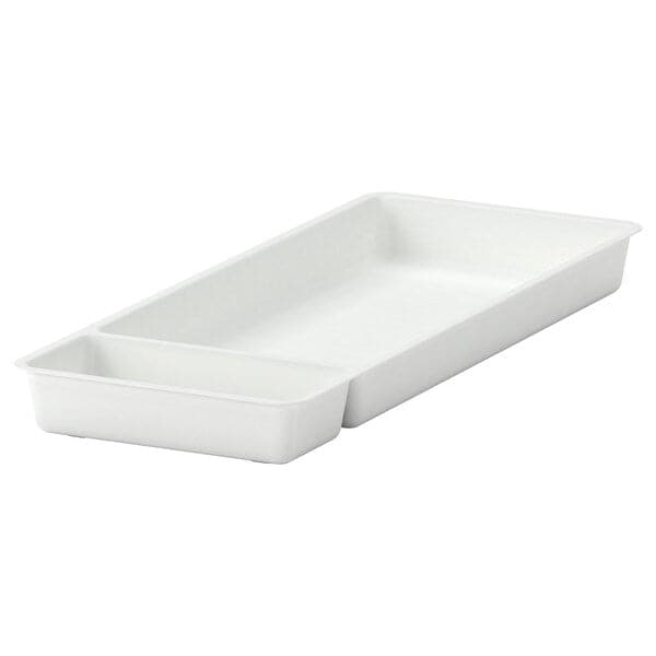STÖDJA - Utensil tray, white, 20x50 cm - best price from Maltashopper.com 40177228