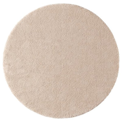 STOENSE Carpet, short hair - dirty white 130 cm , 130 cm - best price from Maltashopper.com 70426801