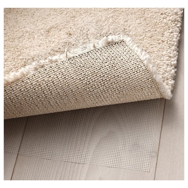 Ikea STOENSE - Rug, low pile, off-white, 133x195 cm