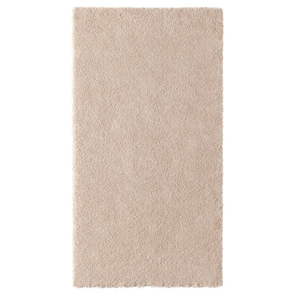 STOENSE - Rug, low pile, off-white, 80x150 cm