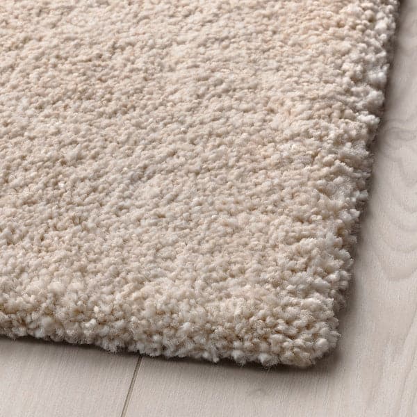 Ikea STOENSE - Rug, low pile, off-white, 133x195 cm
