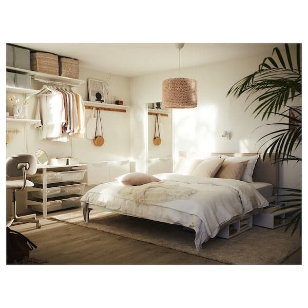 Ikea STOENSE - Rug, low pile, off-white, 133x195 cm