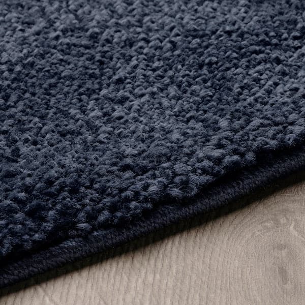 Ikea STOENSE - Carpet, short pile, dark blue, , 130 cm
