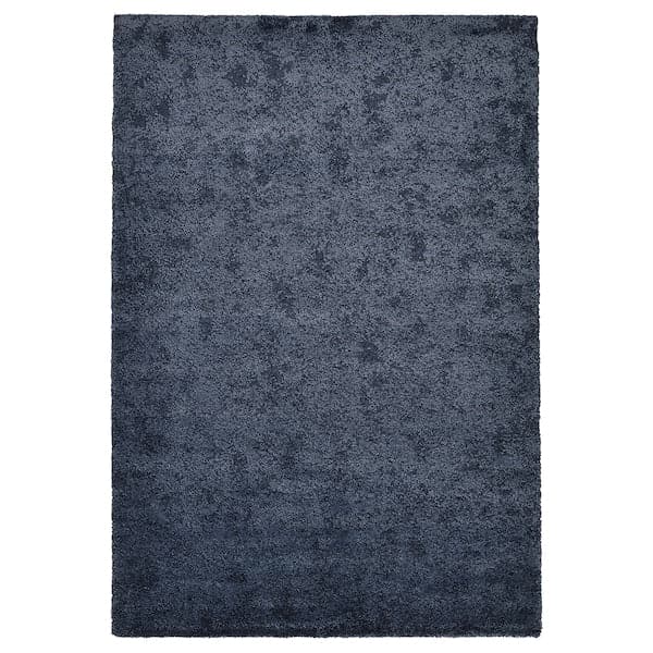 Ikea STOENSE - Rug, low pile, dark blue, 133x195 cm