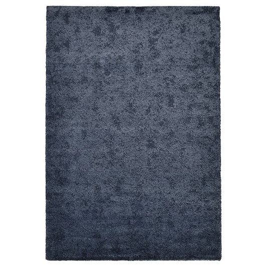 Ikea STOENSE - Rug, low pile, dark blue, 133x195 cm