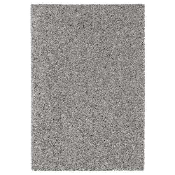 STOENSE - Rug, low pile, medium grey, 133x195 cm - best price from Maltashopper.com 40427005