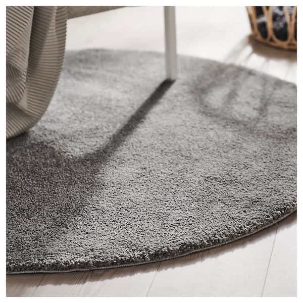 Ikea STOENSE Carpet, short hair - smoke grey 130 cm , 130 cm