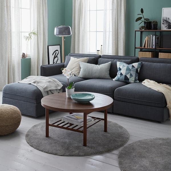 Ikea STOENSE Carpet, short hair - smoke grey 130 cm , 130 cm