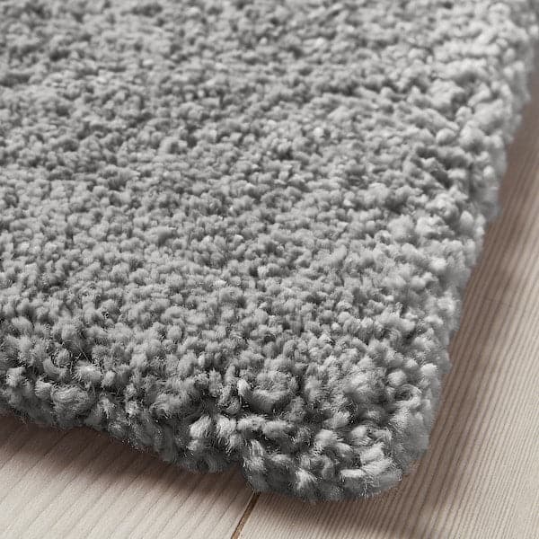 Ikea STOENSE - Rug, low pile, medium grey, 133x195 cm