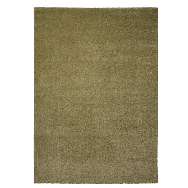 Ikea STOENSE - Rug, low pile, light olive-green, 133x195 cm