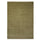STOENSE rug, low pile, light olive-green