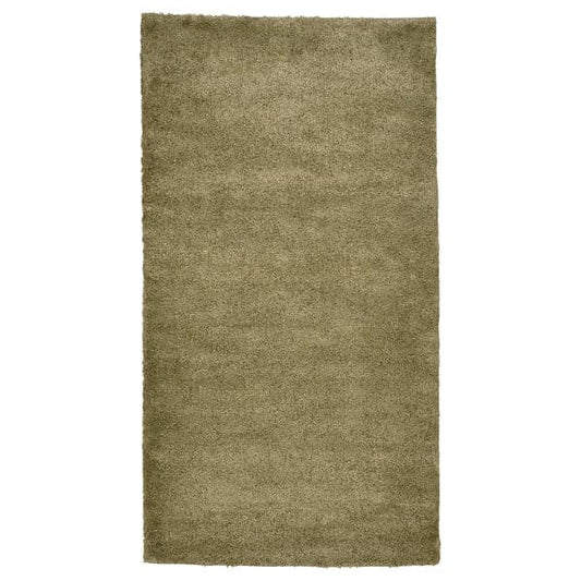 Ikea STOENSE - Rug, low pile, light olive-green, 80x150 cm