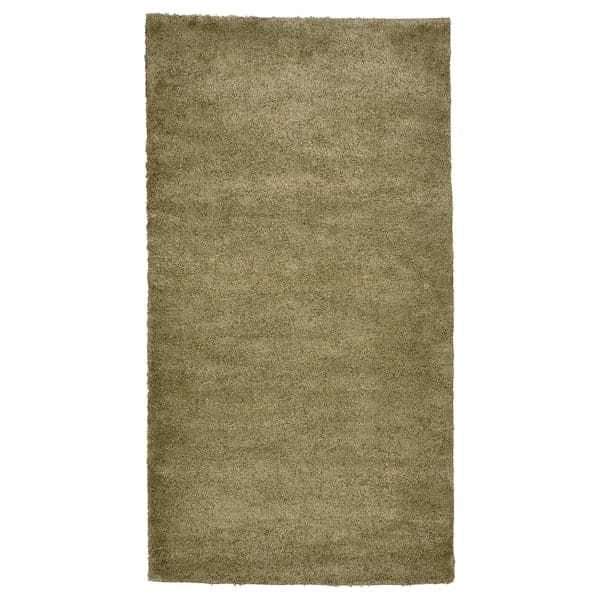 STOENSE - Rug, low pile, light olive-green, 80x150 cm