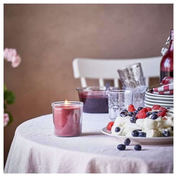 STÖRTSKÖN - Scented candle in glass, Berries/red, 40 hr - best price from Maltashopper.com 90502182