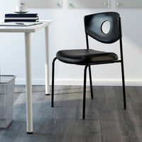 STOLJAN Meeting Chair - Black/Black , - best price from Maltashopper.com 09907451