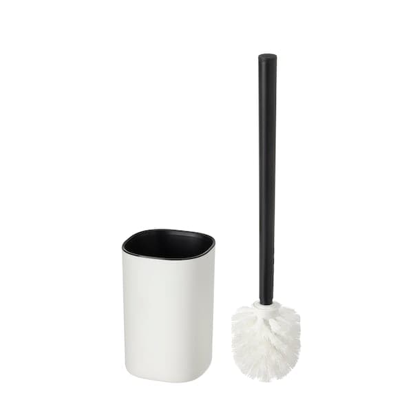 Ikea STORAVAN - Toilet brush, white/black