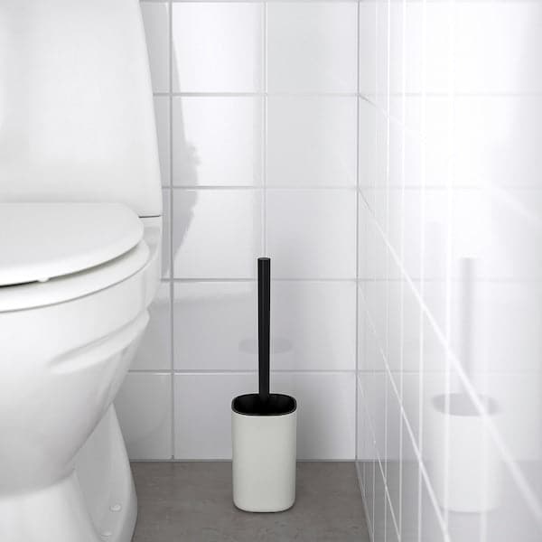 Ikea STORAVAN - Toilet brush, white/black