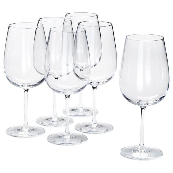 Ikea STORSINT - Red wine glass, clear glass, 68 cl