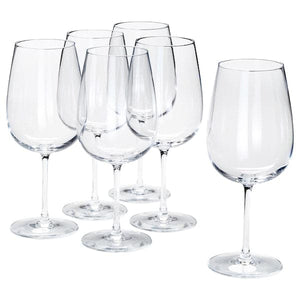 Ikea STORSINT - Red wine glass, clear glass, 68 cl