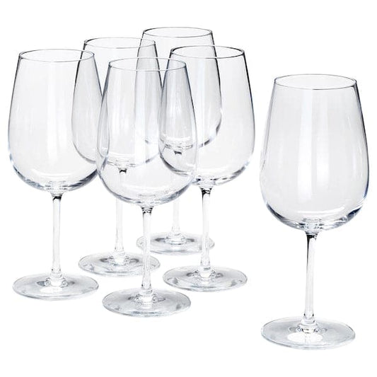 Ikea STORSINT - Red wine glass, clear glass, 68 cl