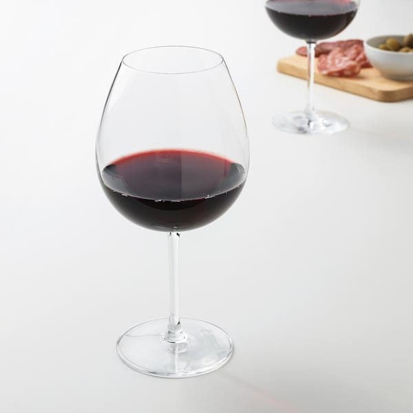 Ikea STORSINT - Red wine glass, clear glass, 67 cl
