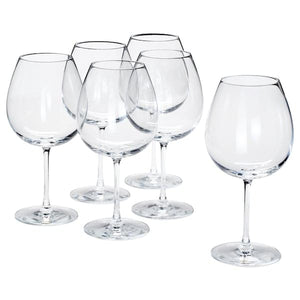 Ikea STORSINT - Red wine glass, clear glass, 67 cl