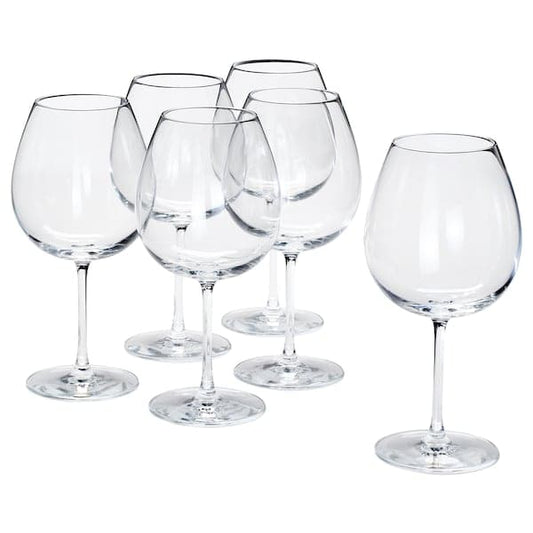 Ikea STORSINT - Red wine glass, clear glass, 67 cl