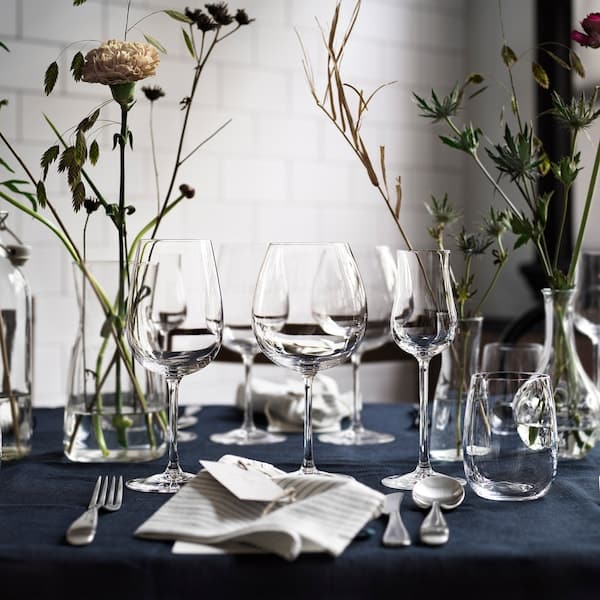 Ikea STORSINT - Red wine glass, clear glass, 67 cl