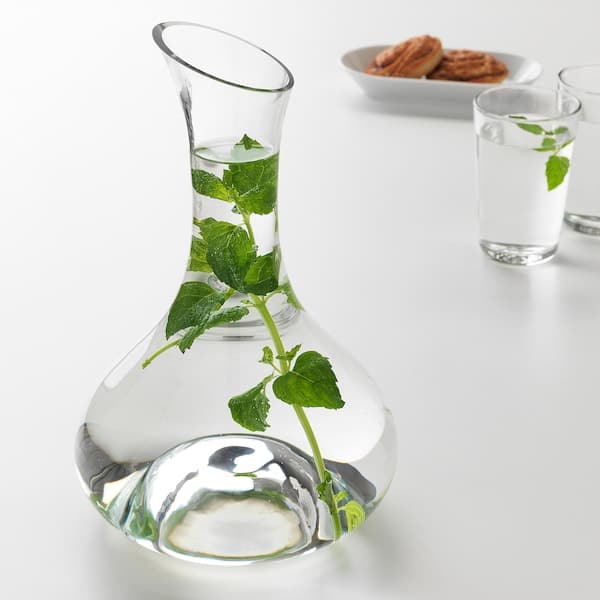 Ikea STORSINT - Carafe, clear glass, 1.7 l