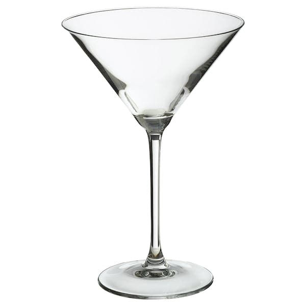 Ikea STORSINT - Martini glass, clear glass, 24 cl