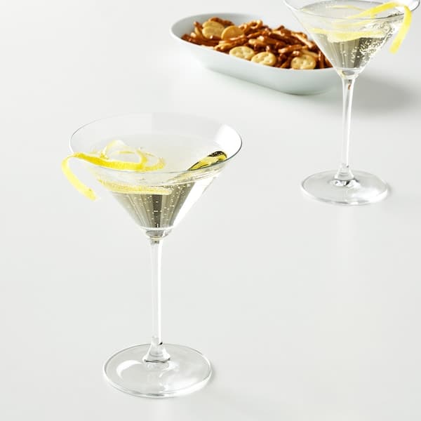 Ikea STORSINT - Martini glass, clear glass, 24 cl