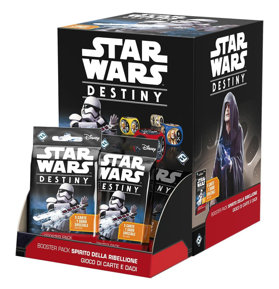 Star Wars: Destiny Box 36 Booster Pack Spirit Of Rebellion