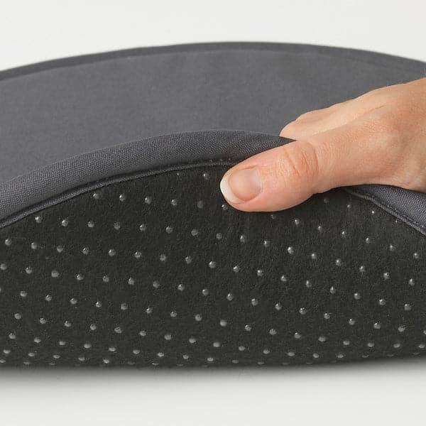 STRÅFLY Chair cushion - dark grey 36 cm , - best price from Maltashopper.com 00410083