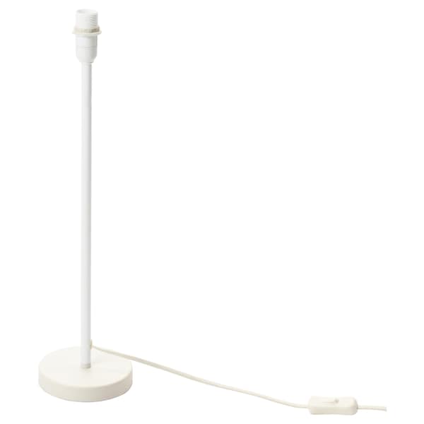 Ikea STRÅLA Table lamp base - white ,