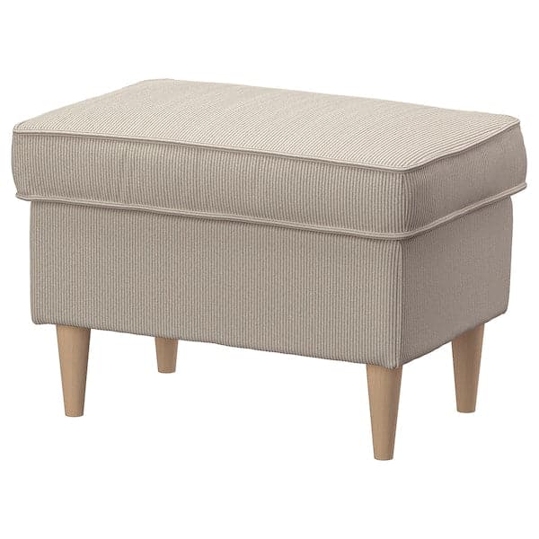 Ikea STRANDMON Footrest - Beige Kelinge ,