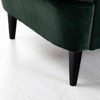 STRANDMON Armchair - Dark Green Djuparp , - Premium Arm Chairs, Recliners & Sleeper Chairs from Ikea - Just €388.99! Shop now at Maltashopper.com