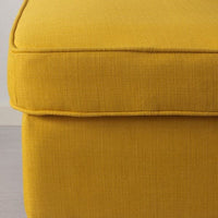STRANDMON Armchair and footstool - Skiftebo yellow , - best price from Maltashopper.com 59483906