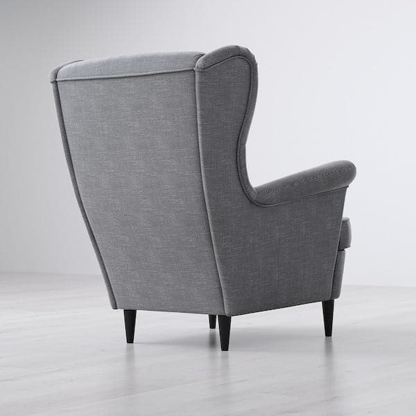 STRANDMON Armchair - Dark Grey Nordvalla , - best price from Maltashopper.com 20343224